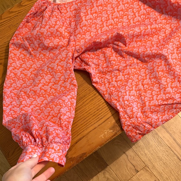 J Crew x Liberty Pink Floral Long-Sleeve Blouse - Picture 6 of 8